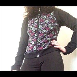 lululemon athletica floral running jacket
